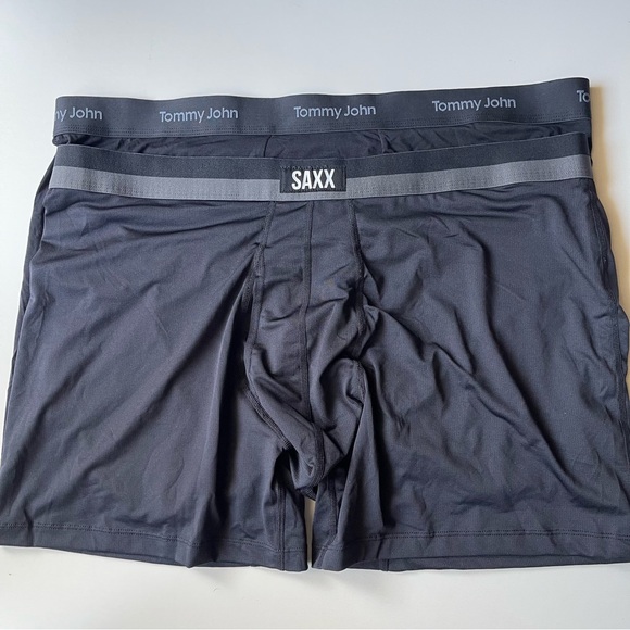 (2) NEW SAXX & Tommy John Boxer Briefs XXL - Picture 1 of 4